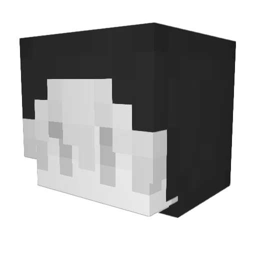 betmu Minecraft avatar head, 3D render