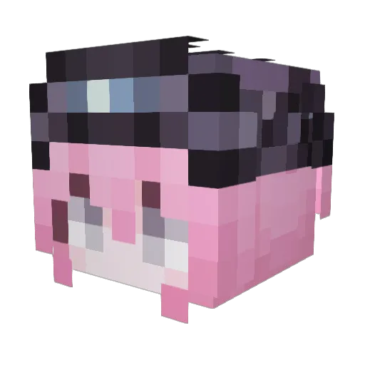 bettermmc Minecraft avatar head, 3D render