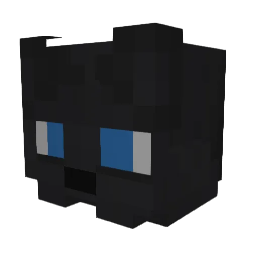 betterrock1417 Minecraft avatar head, 3D render