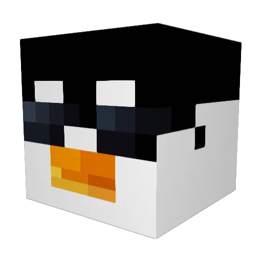 bettlejuice_ Minecraft avatar head, 3D render