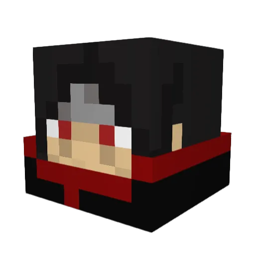 beug2 Minecraft avatar head, 3D render
