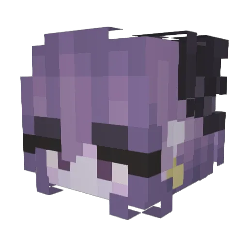 bexbugz Minecraft avatar head, 3D render