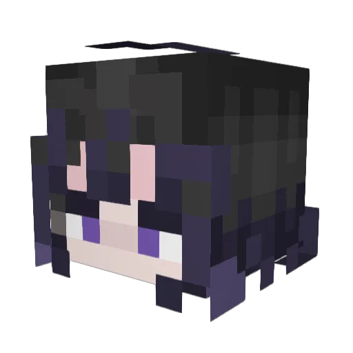 bexmm Minecraft avatar head, 3D render