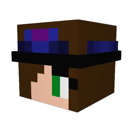 bexstar112 Minecraft avatar head, 3D render