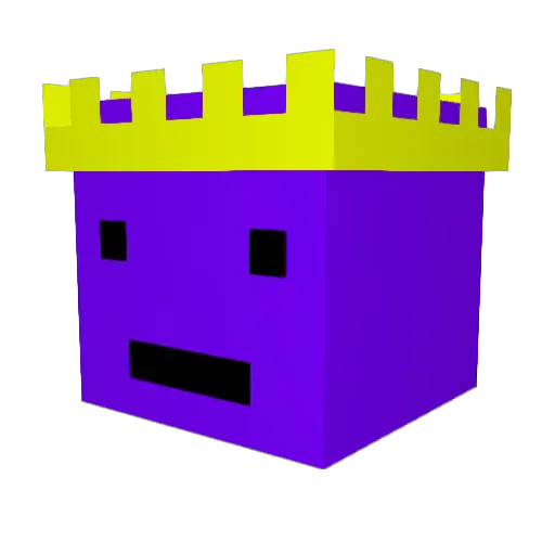 bexx727 Minecraft avatar head, 3D render