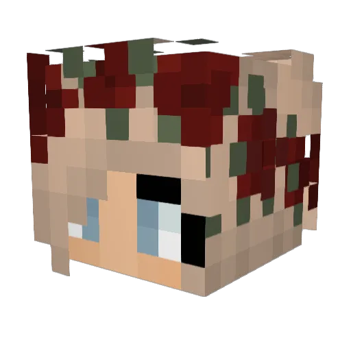 bexy123 Minecraft avatar head, 3D render