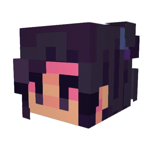beyblader_alex Minecraft avatar head, 3D render