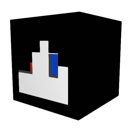 beyongyourmind Minecraft avatar head, 3D render