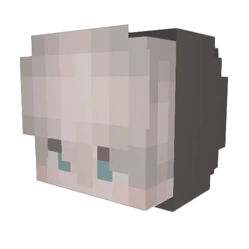 beywix Minecraft avatar head, 3D render