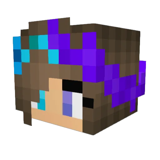 beyza2860 Minecraft avatar head, 3D render