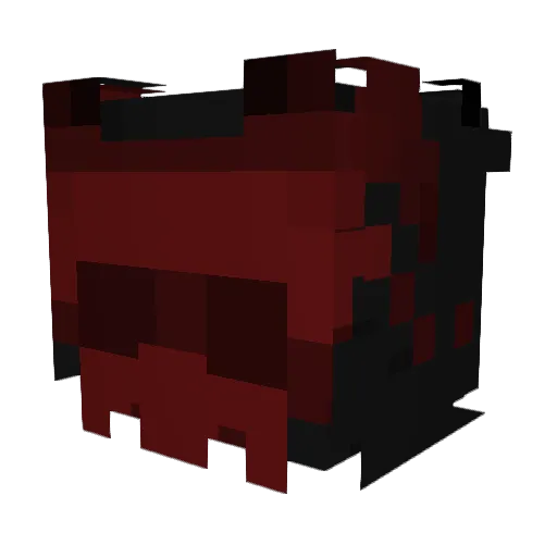 bffr__ Minecraft avatar head, 3D render