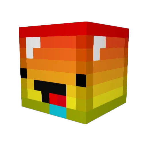 bforblake Minecraft avatar head, 3D render