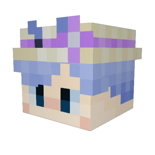 bfyfl13 Minecraft avatar head, 3D render