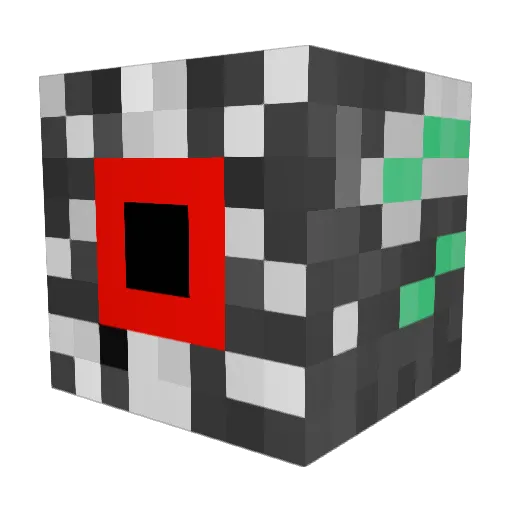 bg_5013 Minecraft avatar head, 3D render
