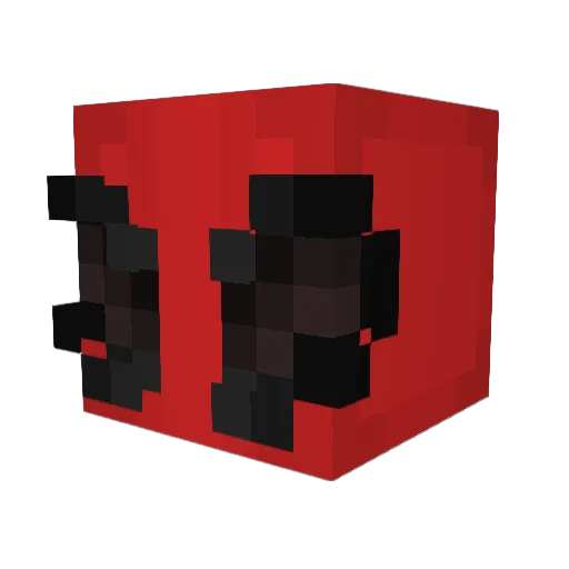 bger0327 Minecraft avatar head, 3D render