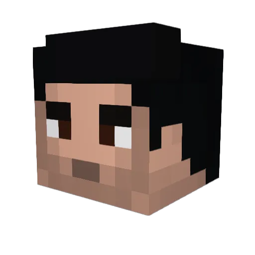bgobomb39 Minecraft avatar head, 3D render