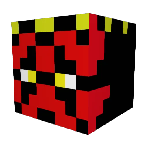 bgolski Minecraft avatar head, 3D render