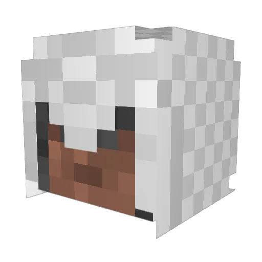 bgul Minecraft avatar head, 3D render
