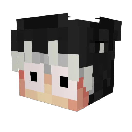 bguyle Minecraft avatar head, 3D render