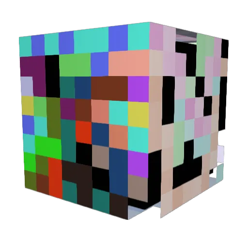 bgybtx Minecraft avatar head, 3D render