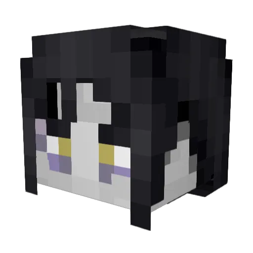 bhaal0 Minecraft avatar head, 3D render