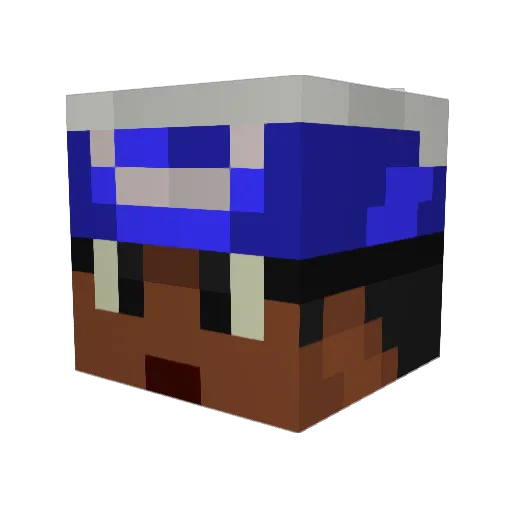bhattarai333 Minecraft avatar head, 3D render