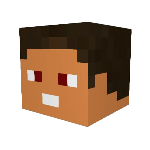 bherrms13 Minecraft avatar head, 3D render