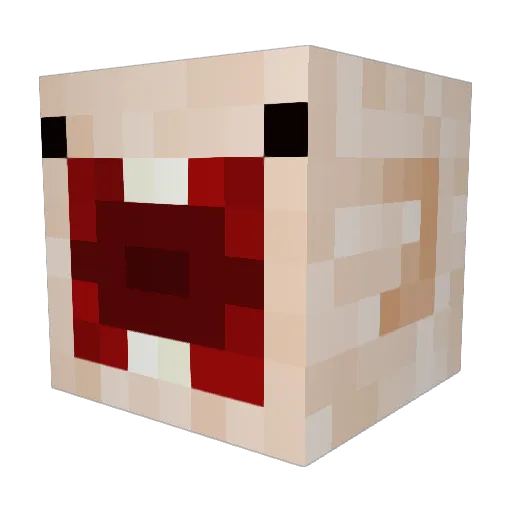 bhrh420 Minecraft avatar head, 3D render