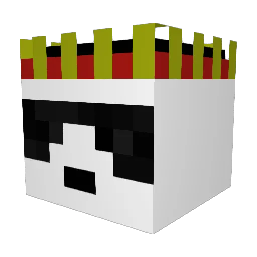 bhudso11 Minecraft avatar head, 3D render
