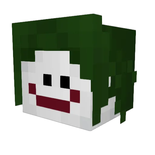 bhuf Minecraft avatar head, 3D render