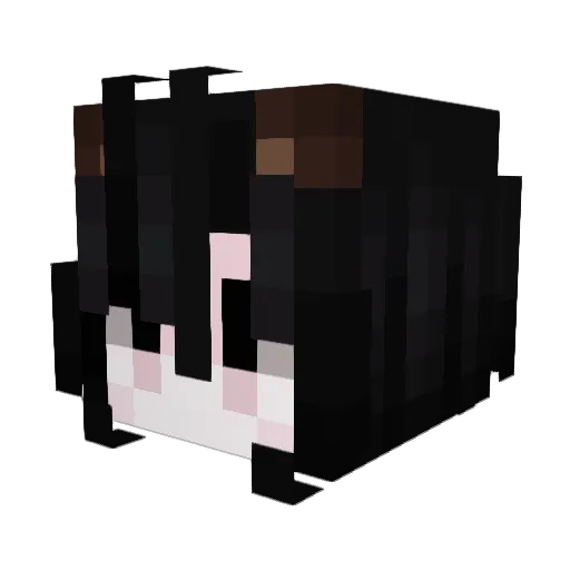 bhurial Minecraft avatar head, 3D render