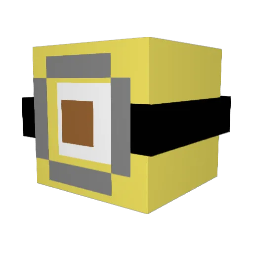 bhxlyn Minecraft avatar head, 3D render