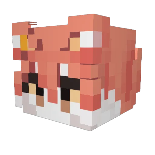 bi_xiaoyang2 Minecraft avatar head, 3D render
