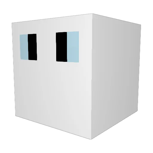bialY1265 Minecraft avatar head, 3D render