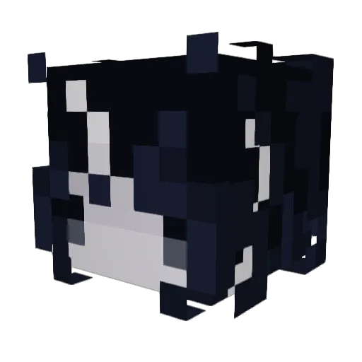 bialaplesn Minecraft avatar head, 3D render