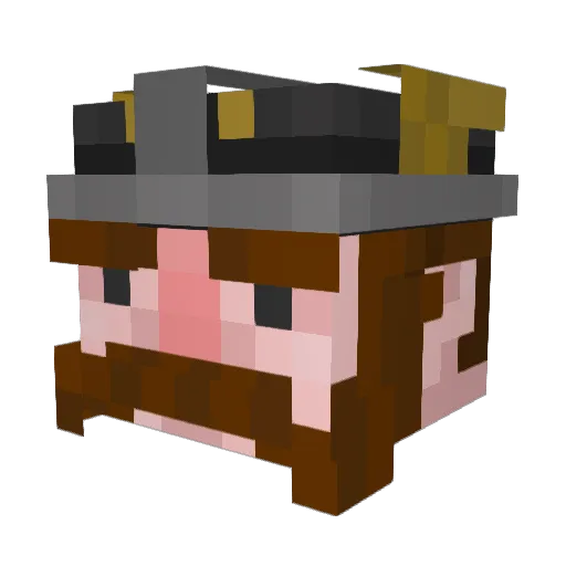 bialystock94 Minecraft avatar head, 3D render