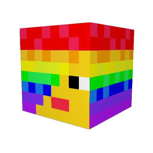 biancagiaccone Minecraft avatar head, 3D render