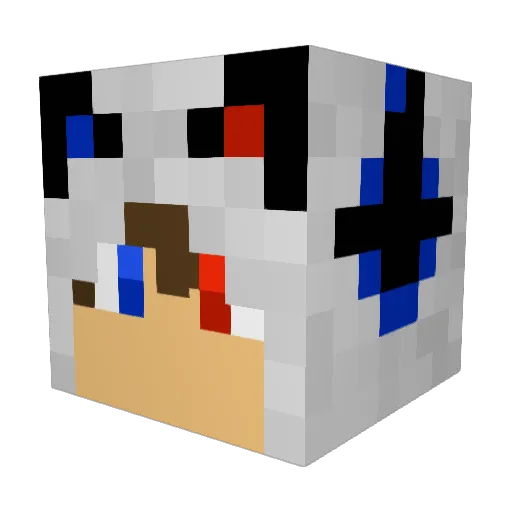 bianhao501 Minecraft avatar head, 3D render