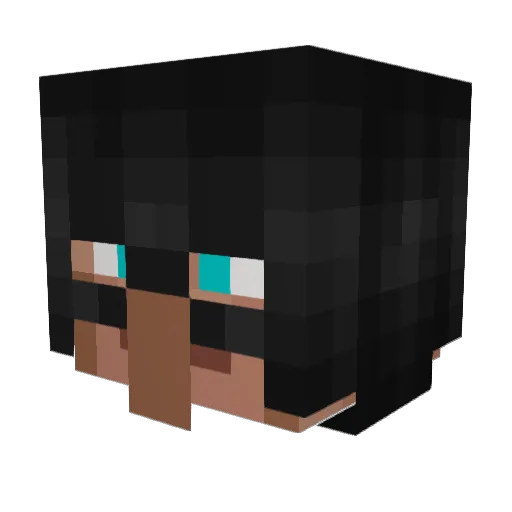 bianhao671 Minecraft avatar head, 3D render