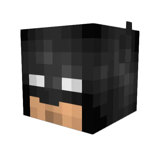 bias2323 Minecraft avatar head, 3D render