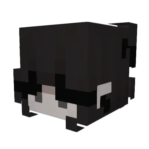 bibamc7 Minecraft avatar head, 3D render