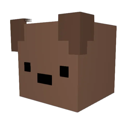 bibion11 Minecraft avatar head, 3D render