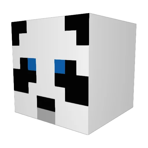 bicboyjack Minecraft avatar head, 3D render