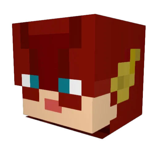 biccy420 Minecraft avatar head, 3D render