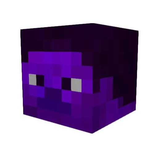 bicknrown Minecraft avatar head, 3D render