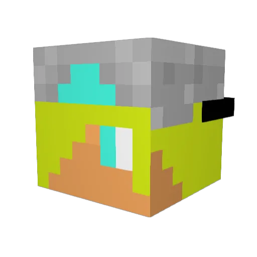 biel_cremoneze Minecraft avatar head, 3D render