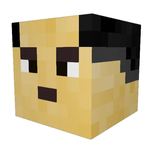 bielinho103 Minecraft avatar head, 3D render