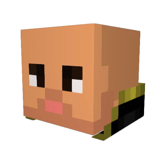 bielpro88 Minecraft avatar head, 3D render