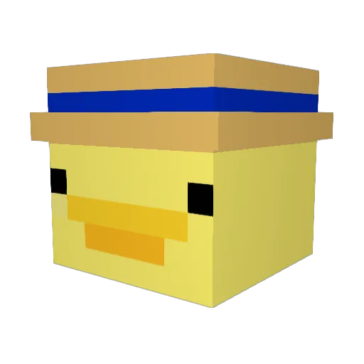 bielqitw Minecraft avatar head, 3D render