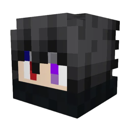 bielseN Minecraft avatar head, 3D render
